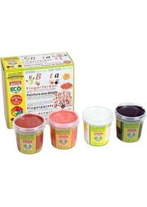 Ökonorm Fingerfarben 4 Farben Set B, 1 Stück