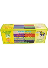 &Ouml;konorm P&acirc;te &agrave; modeler color&eacute;e 8 couleurs, 500 g