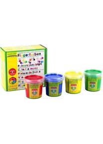 Ökonorm Fingerfarben 4 Farben Set A, 1 Stück