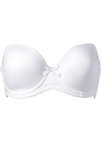 Trägerloser BH mit Bügel in weiss, Grösse 80B, bonprix