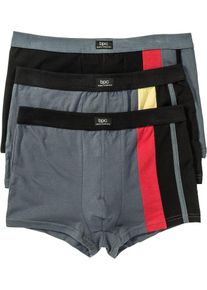 Boxershorts eng mit bequemem Bund (3er Pack) in schwarz, Grösse 4 (S), 95% Baumwolle, bonprix