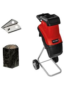 Einhell Messerhäcksler »GC-KS 2540-Set«, (Set, 2 St.) rot Inklusive Ersatzmesser