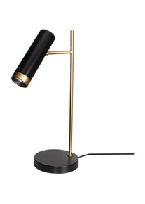 BY RYDENS Tischleuchte »Puls«, 1 flammig-flammig, Tischleuchte Spotlight, 49 cm hoch schwarz schwarz matt