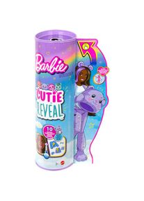 Barbie Anziehpuppe »Cutie Reveal«, mit Teddy-Plüschkostüm und 10 Überraschungen lila