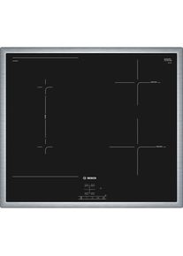 Bosch Induktions Herd-Set »HND616LS61«, HEA5174S1, mit 2-fach-Teleskopauszug, Hydrolyse silberfarben 2-fach-Teleskopauszug