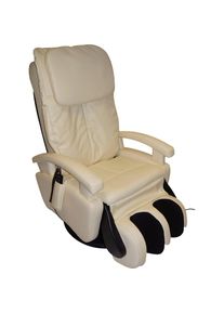 theBalm Cosmetics THEBALM Alpha Techno Massagesessel »AT 599i«, mit 4-Rollen-Massagesystem und drehbarem Massage-Fußteil beige