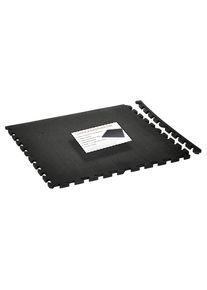 JU-SPORTS Bodenschutzmatte, (Set, 4 St.) schwarz Bodenmatten