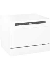Amica Tischgeschirrspüler »GSPT 526 910 -1 W«, GSPT 526 910-1 W, 6 Maßgedecke weiß Innenbehälter aus Edelstahl
