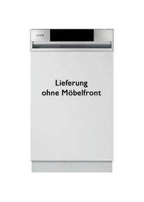 Gorenje teilintegrierbarer Geschirrspüler »GI520E15X«, Geschirrspüler, GI520E15X, 9 Maßgedecke silberfarben