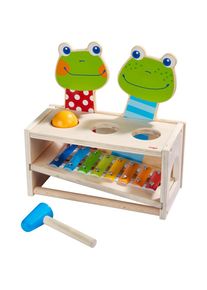 Haba Klopfbank »Klang-Klopfbank Froschkonzert« bunt