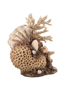 BIORB BY OASE Aquariendeko »Korallen-Muschel Orna natural; 48360«, einfache Pflege, exklusives Design beige natur