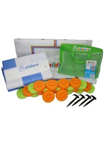 ALLDORO Spielzeug-Gartenset »XXL Mühle & Dame«, 30-tlg., inkl. Tragetasche bunt
