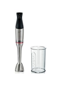 Bosch Stabmixer »ErgoMaster Serie 6, MSM6M810«, 1200 W, Edelstahl-Mixstab, Mix-/Messbecher, Edelstahl/schwarz schwarz