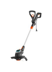 Gardena Elektro-Rasentrimmer »PowerCut 650/28«, Schwenkbarer Trimmerkopf bunt Schneidfaden mit einer Arbeitsbreite von 28 cm