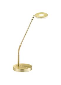 Fischer und Honsel FISCHER & HONSEL LED Tischleuchte »Dent«, 1 flammig-flammig, 3-Stufen-CCT Technologie grau messingfarben