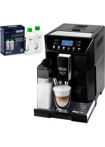 De'Longhi DE'LONGHI Kaffeevollautomat »ECAM 46.860.B Eletta Evo, schwarz«, inkl. Pflegeset im Wert von € 31, 99 UVP schwarz Kaffeevollautomat