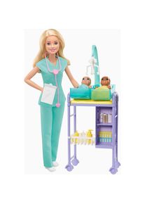 Barbie Anziehpuppe »Kinderärztin, blond« bunt Puppen