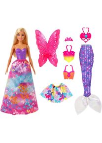 Barbie Anziehpuppe »Dreamtopia 3-in-1-Fantasie« bunt Puppen