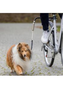 Trixie Hundeleine »Biker-Set«, für große Hunde schwarz