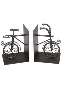AMBIENTE HAUS Buchstütze »Fahrrad Buchstützen aus Metall«, (1 St.) schwarz