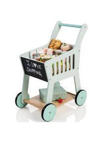 Musterkind® Spiel-Einkaufswagen »Rubus, mint« blau Kinder-Einkaufswagen
