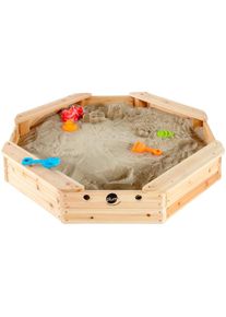 Plum Sandkasten »Schatzinsel«, BxLxH: 116x116x16 cm beige natur