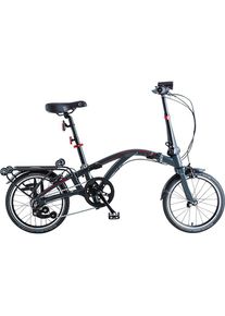 Dahon Faltrad »CURL i4«, 4 Gang, Sturmey Archer, Sturmey Archer Schaltwerk, Nabenschaltung grau Fahrrad