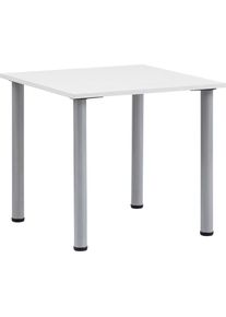Schildmeyer Konferenztisch »Serie 1500« grau Lichtgrau + Silber