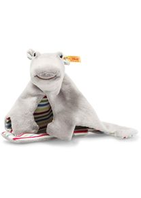 Steiff Schmusetuch &raquo;Wild Sweeties Torben Nilpferd Schmusetuch&laquo; grau Schnuffelt&uuml;cher