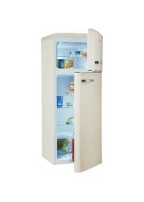 Amica Kühl-/Gefrierkombination, KGC 15635 B, 144 cm hoch, 55 cm breit beige