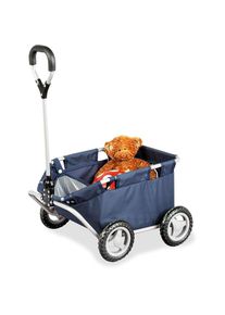 Pinolino® Bollerwagen »Alfred, marineblau«, zusammenfaltbar blau