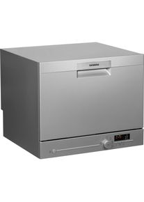 Siemens Standgeschirrspüler »SK26E822EU«, iQ300, SK26E822EU, 6 Maßgedecke silberfarben Startzeitvorwahl