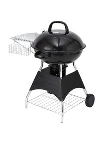 Tepro Holzkohlegrill »Kugelgrill El Monte«, BxTxH: 88x67x95 cm silberfarben Grills