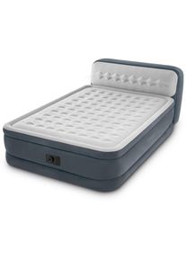 Intex Luftbett »DURA-BEAM® Ultra Plush Headboard«, (Set, 2, mit Transporttasche) grau Luftbetten