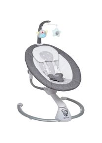 BABYGO Babywippe »Homey, grau«, bis 9 kg, mit Schaukelbewegungen und Sound grau