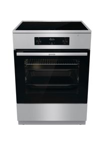 Gorenje Induktions-Standherd »GEIT6C60XPG«, GEIT6C60XPG silberfarben Kindersicherung