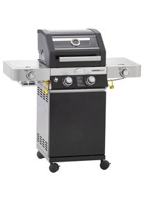 Rösle RÖSLE Gasgrill »BBQ-Station VIDERO, 25533«, G2-S Schwarz, 2 Brenner, extra Primezone und Seitenbrenner, VARIO+ schwarz Grills