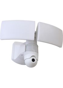 Lutec LED Außen-Wandleuchte »LIBRA HD 6324-CAM WH« weiß