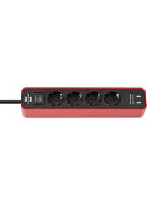 Fa.Brennenstuhl BRENNENSTUHL Steckdosenleiste rot