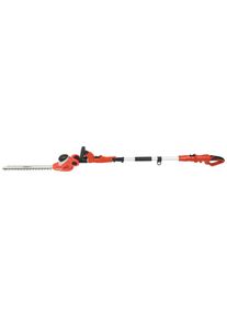 Grizzly TOOLS Elektro-Heckenschere »EKHS 500-45 2in1«, 41 cm Schnittlänge rot 45°/90° nach links und rechts drehbarer Gehäusegriff für ergonomische...