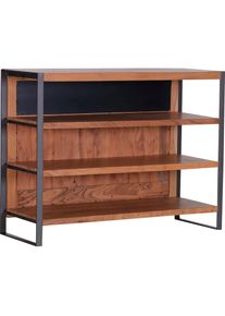 GUTMANN FACTORY Barschrank »Alvara«, mit Rattan Geflecht grau NATUR/ANTHRAZIT