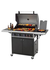 Tepro Gasgrill »Bellmore 4«, BxTxH: 146x62x108 cm grau