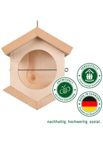 Gardigo Futterhaus »Vogel-Futterhaus«, Modul gewinkelt, BxLxH: 17x25x20 cm braun natur/holzfarben