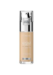 L'ORÉAL PARIS Foundation »Perfect Match Make-Up« braun 3.5.D/3.5.W Golden Peach Pflege, Schutz und Foundation in einem Produkt