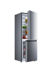 Hanseatic Kühl-/Gefrierkombination »HKGK14349E«, HKGK14349EI, 143 cm hoch, 49, 5 cm breit silberfarben
