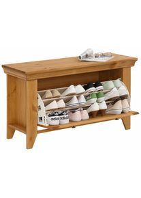 Home Affaire Schuhbank »Skandinavia«, aus massiver Kiefer beige natur