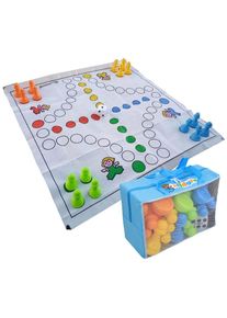 ALLDORO Spielzeug-Gartenset »XXL Garten Ludo«, 23-tlg., inkl. Tragetasche bunt