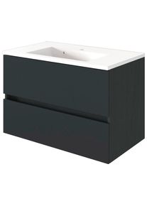 HELD MÖBEL HELD MÖBEL Waschtisch »Baabe«, Breite 80 cm grau