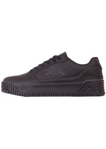Kappa Plateausneaker, wertet mit seiner erhöhten Sohle jedes Outfit modisch auf schwarz 38 black Dezenter Alltagssneaker von Kappa