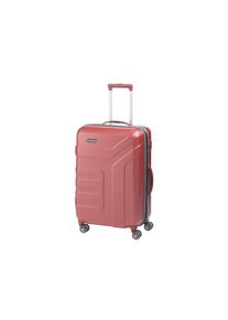 Travelite Hartschalen-Trolley »Vector«, 4 Rollen, mit 4 Rollen orange Koffer